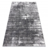 Moderní koberec COZY 8654 Raft, Čáry - Structural dvě úrovně rouna šedá