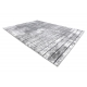 Moderní koberec COZY 8654 Raft, Pásy - Strukturální, dvě úrovně rouna šedá