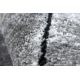 Kilimas Šiuolaikinis COZY 8654 Raft, Eilutės - Struktūrinis, dviejų sluoksnių vilna, pilka
