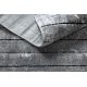 Modern carpet COZY 8654 Raft, Lines - structural two levels of fleece grey
