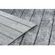 Modern Teppich COZY 8654 Raft, Linien - Strukturell zwei Ebenen aus Vlies grau