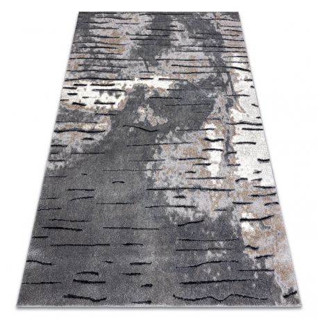 Moderní koberec COZY 8876 Rio - Strukturální, dvě úrovně rouna šedá