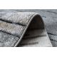 Modern Teppich COZY 8876 Rio - Strukturell zwei Ebenen aus Vlies grau