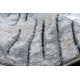 Modern Teppich COZY 8876 Rio - Strukturell zwei Ebenen aus Vlies grau