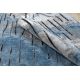 Modern Teppich COZY 8876 Rio - Strukturell zwei Ebenen aus Vlies blau