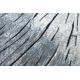 Preproga sodobni COZY 8874 Timber, Drevo, les - Strukturni, dve ravni flisa siva / modra