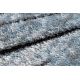 Modern carpet COZY 8874 Timber, wood - structural two levels of fleece grey / blue