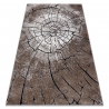 Dywan nowoczesny COZY 8875 Wood, pień - Strukturalny, dwa poziomy runa brązowy