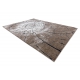 Modern Teppich COZY 8875 Wood, Baumstamm - Strukturell zwei Ebenen aus Vlies braun