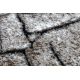 Moderný koberec COZY 8875 Wood, kmeň stromu - Štrukturálny, dve vrstvy rúna, hnedá