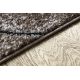 Modern carpet COZY 8875 Wood, tree trunk - structural two levels of fleece brown