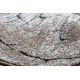 Dywan nowoczesny COZY 8875 Wood, pień - Strukturalny, dwa poziomy runa brązowy