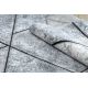 Moderne teppe COZY 8872 vegg, geometriske, trekanter - strukturell to nivåer av fleece grå / blå
