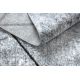 модерен килим COZY 8872 Wall, геометричен, триъгълници structural две нива на руно сив / син