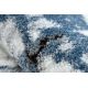 модерен килим COZY 8871 кръг, Marble, мрамор structural две нива на руно син
