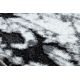 сучасний килим COZY 8871 коло, Marble, Мармур - Structural два рівні флісу сірий