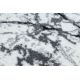 Tapijt modern COZY 8871 Rond , Marble, marmeren , - Structureel, twee poolhoogte , grijskleuring