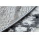 Modern COZY szőnyeg 8871 Kör, Marble, Márvány - Structural két szintű gyapjú szürke