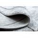 Alfombra moderna COZY 8872 Circulo Wall, geométrico, triangulos - Structural dos niveles de vellón gris / azul