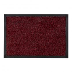 Придверний килим прорезинений PERU червоний