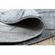 Modern carpet COZY 8875 Circle, Wood, tree trunk - structural two levels of fleece grey / blue