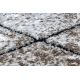 Modern COZY futó szőnyeg 8872 Wall, Geometriai, háromszögek - Structural két szintű gyapjú barna