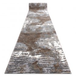 Modern COZY futó szőnyeg 8876 Rio - Structural két szintű gyapjú barna