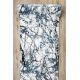 Modern runner COZY 8871 Marble - structural two levels of fleece blue