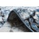 Modern löpare COZY 8871 Marmor - strukturella två nivåer av hudna blå