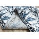 Modern runner COZY 8871 Marble - structural two levels of fleece blue