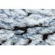 Fortovet COZY 8871 marmor - Strukturelle, to niveauer af fleece blå