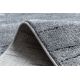 Alfombra de pasillo COZY 8876 Rio - Structural dos niveles de vellón gris