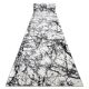 Fortovet COZY 8871 marmor - Strukturelle, to niveauer af fleece grå