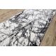 Alfombra de pasillo moderna COZY 8871 Marble, Mármol - Structural dos niveles de vellón gris