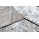 Moderne teppe COZY 8872 vegg, geometriske, trekanter - strukturell to nivåer av fleece brun