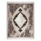 Alfombra de lavado moderna SHAPE 3106 Flor shaggy - beige felpa, gruesa antideslizante