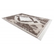 Alfombra de lavado moderna SHAPE 3106 Flor shaggy - beige felpa, gruesa antideslizante
