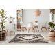Alfombra de lavado moderna SHAPE 3106 Flor shaggy - beige felpa, gruesa antideslizante
