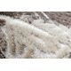 Alfombra de lavado moderna SHAPE 3106 Flor shaggy - beige felpa, gruesa antideslizante