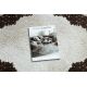 Alfombra de lavado moderna SHAPE 3106 Flor shaggy - beige felpa, gruesa antideslizante