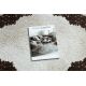 Модерен перален килим SHAPE 3106 цвете shaggy - бежов плюшен, антихлъзгащ