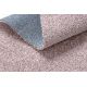 Moderns paklājs mazgāšanai ILDO 71181020 rozā