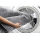 Moderner Waschteppich ILDO 71181060 silber