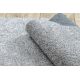 Moderns paklājs mazgāšanai ILDO 71181060 sudrabs