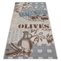 Kilimas Eilutė į virtuvę, Kiliminiu taku sizalis COLOR 19211063 smėlio spalvos / pilka