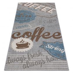 Tapis pour la cuisine, Tapis de couloir COLOR 19212053 SISAL gris / beige 