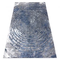 Carpet ACRYLIC VALS 8381 Lines spatial 3D blue