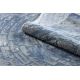 Tapis ACRYLIQUE VALS 8381 Lignes spatial 3D bleu