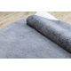 Сучасний пральний килим LAPIN коло, shaggy проти ковзання білий / слонова кістка