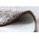 Сучасний пральний килим LAPIN коло, shaggy проти ковзання бежевий / слонова кістка